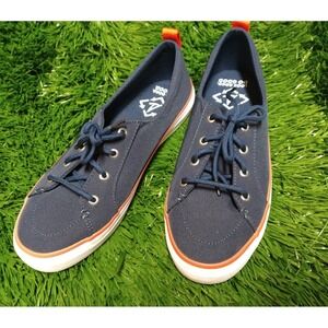 Navy Sperry Top-Sider Crest CVO Canvas Sneaker Converse style Women's Size‎ 9.5